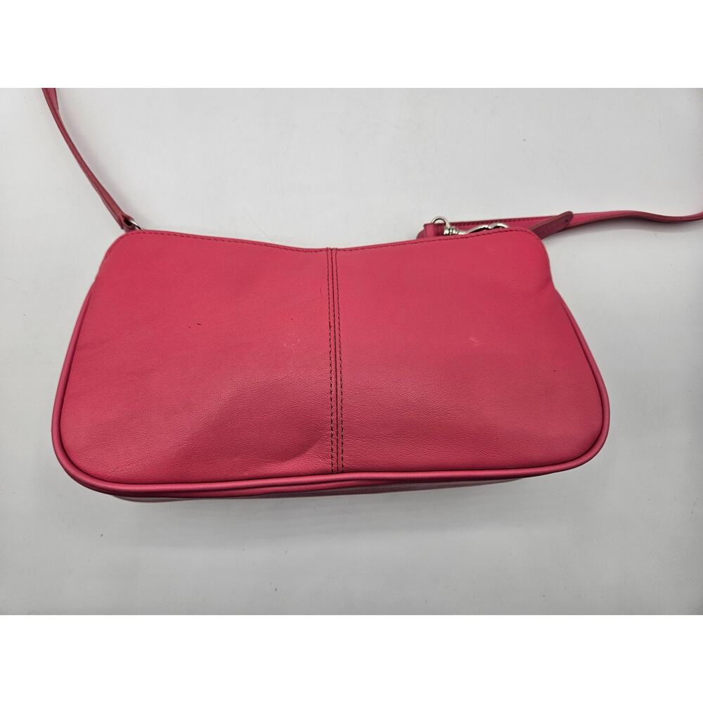 Giani Bernini Women's Pink‎ Crossbody Bag Purse Pockets Zippers Strap Removes - Picture 7 of 14